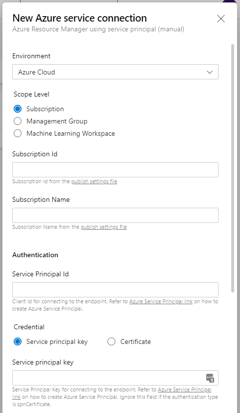 Manual Service Connector GUI